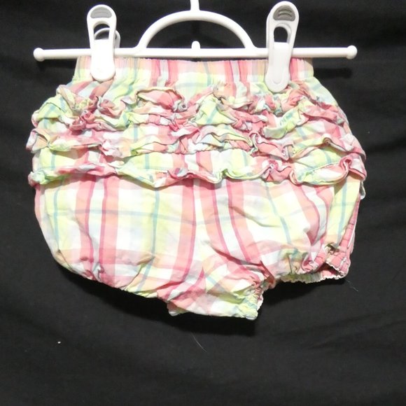 GYMBOREE | size 3T | Plaid Bloomers With Ruffle Back | 100% Cotton | NWOT - Picture 2 of 14